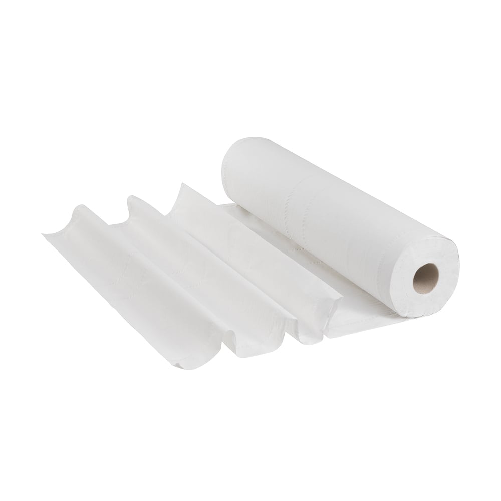 6003 Scott® Extra Couch Cover (51W) - 6 Rolls x 130 White, 2 Ply Sheets