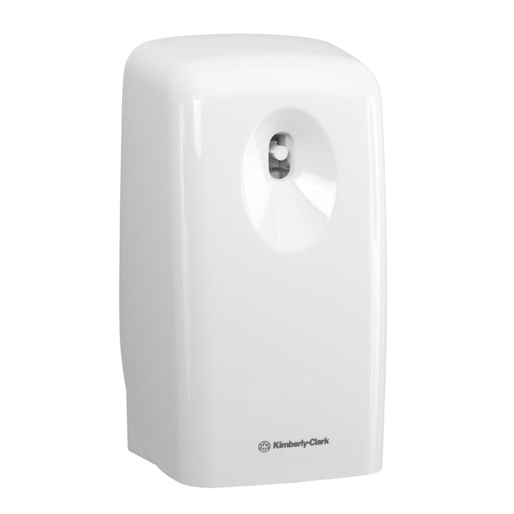 A Single Closed White 6190 Kleenex Air Care Fragrance Dispenser