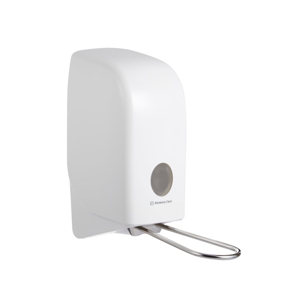 A Single White 6955 Kimberly Clark Hand Sanitiser Dispenser