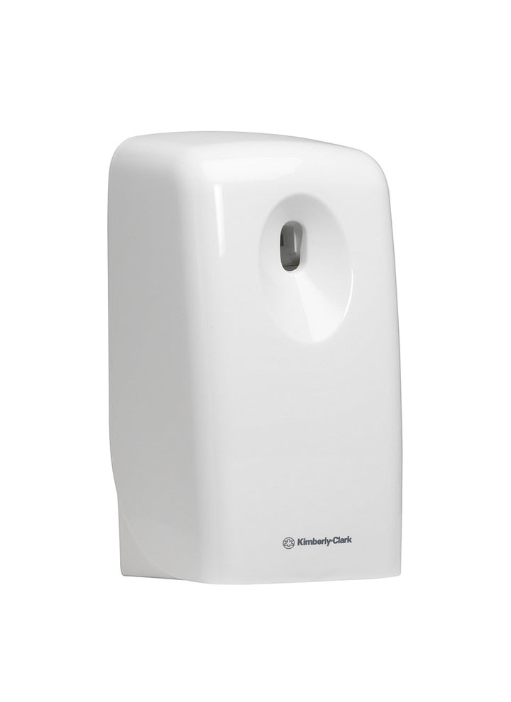 A Single White and Grey 7994 Kimberly-Clark Air Care Dispenser