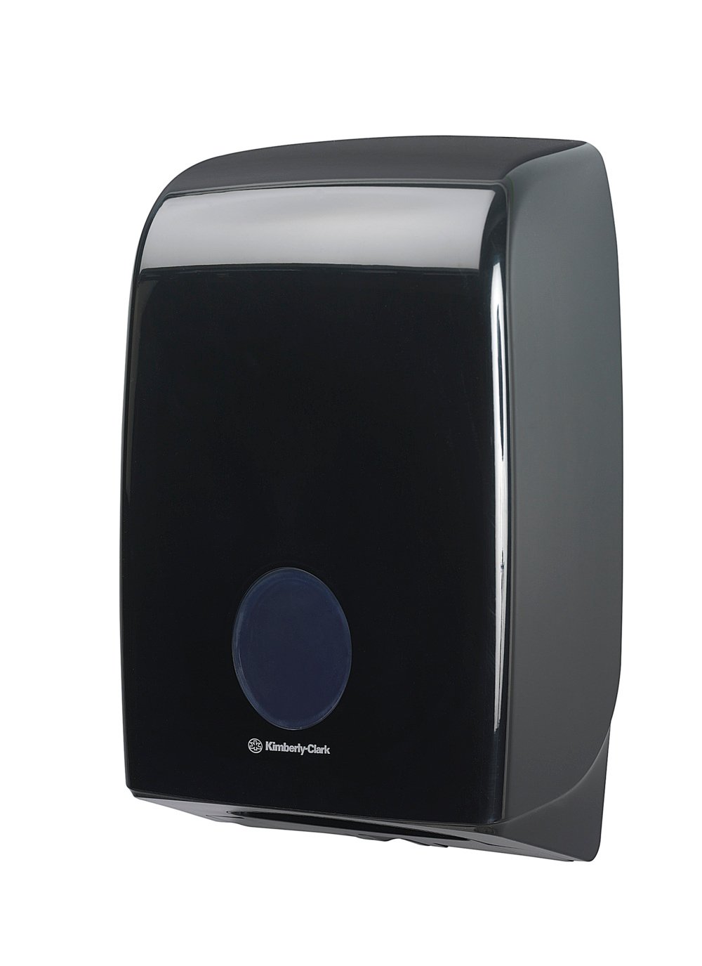 A Black 7171 Aquarius Paper Hand Towel Dispenser