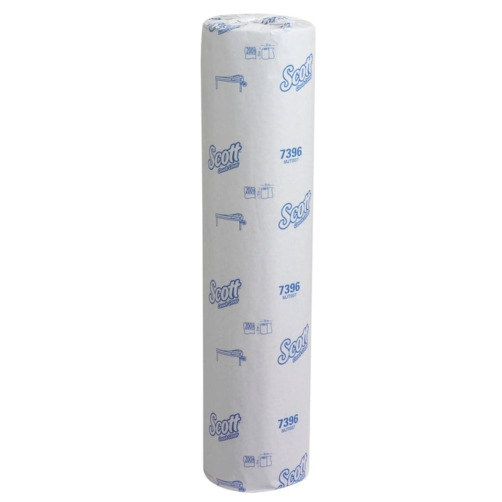 7396 Scott® Couch Cover (51W) - 12 Rolls x 200 Blue, 1 Ply Sheets