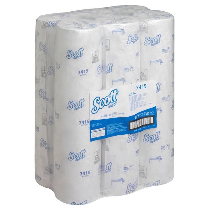 7415 - Scott® Extra Couch Cover (51W) - 6 Rolls x 200 White, 2 Ply Sheets