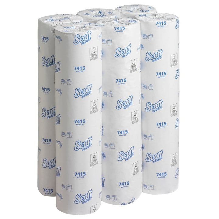 7415 - Scott® Extra Couch Cover (51W) - 6 Rolls x 200 White, 2 Ply Sheets