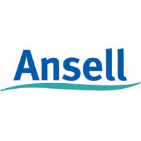 A Blue and Green Ansell Brand Logo