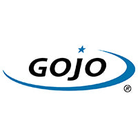 A Blue and Black GOJO Logo