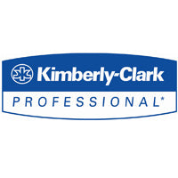 A Blue and White Kimberly-Clark Professional Brand Logo