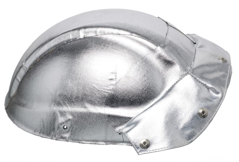 A Single Shiny PR01446SC PureFlo Aluminium Radiant Heat Hard Hat 